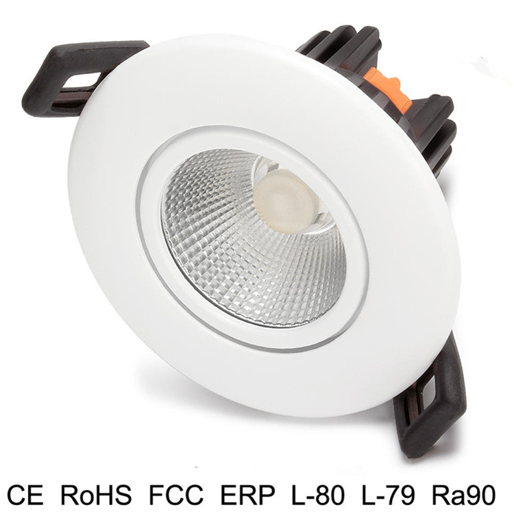 20w 3000K CRI90  Aluminum White Citizen COB LED Downlight