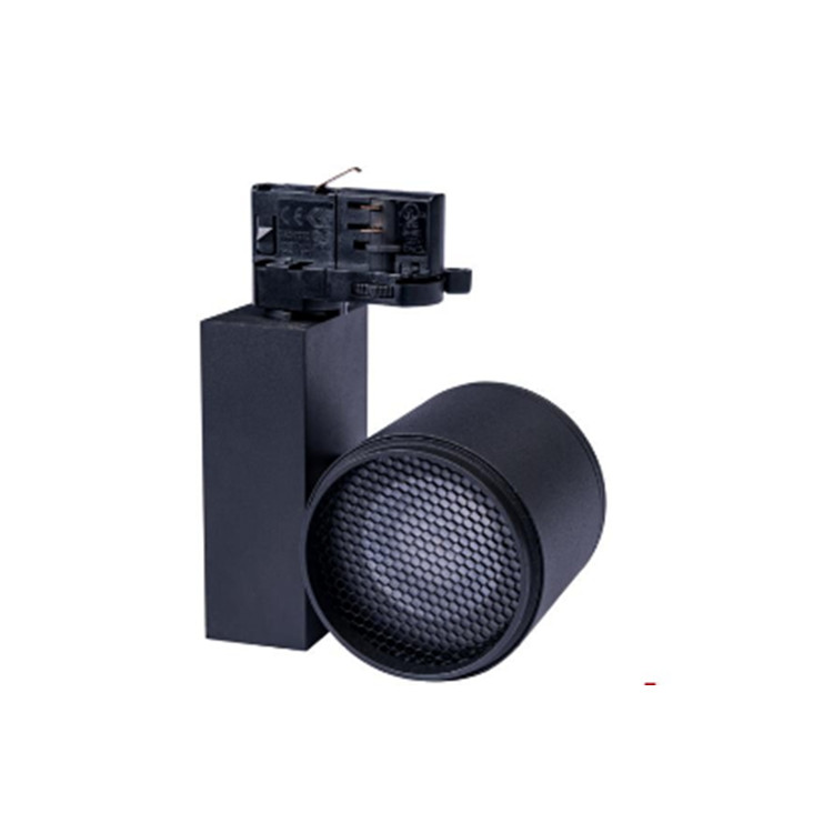 20W Round Bridgelux IP20 Matte white CRI90 LED Track Light