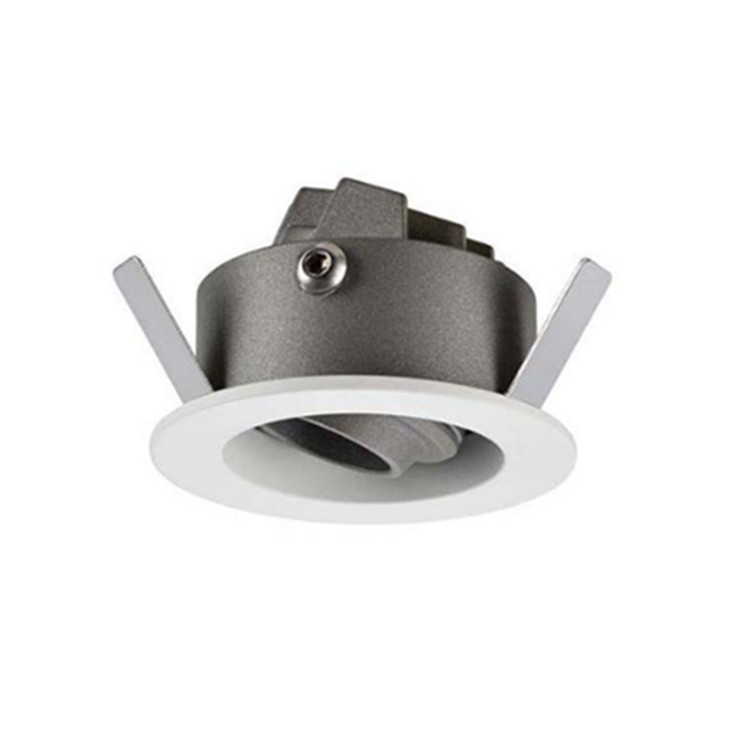 2W Mini LED Recessed Down Lights Adjustable  Round Cut out Φ40mm UGR<17