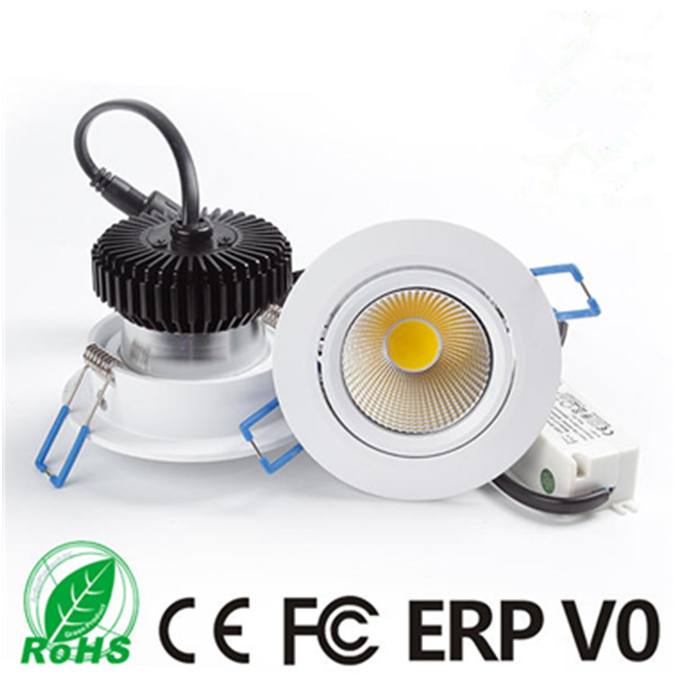 3000K 6W LED COB Interior LED Recessed Downlight