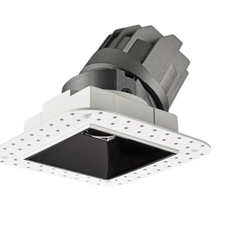 8W Square Trimess Anti glare Adjustable Recessed Hotel Downlight
