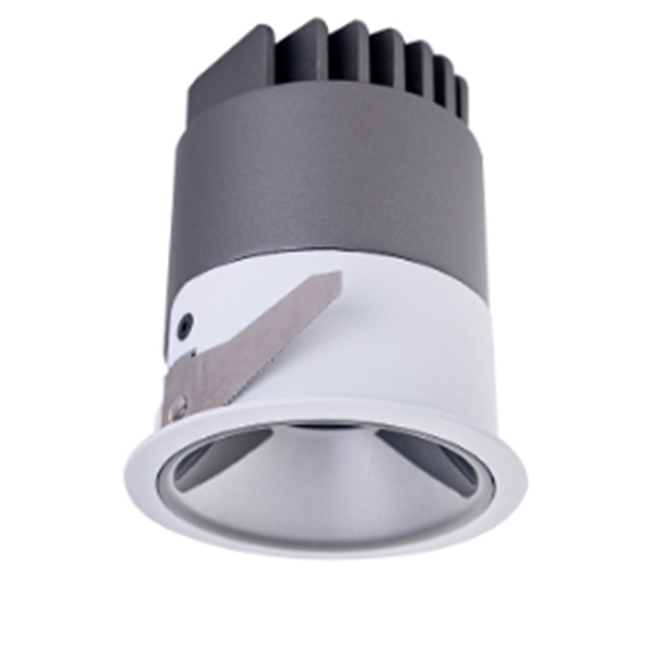 Aluminum 20W 3000K Non dimmable Round COB Recessed Downlight