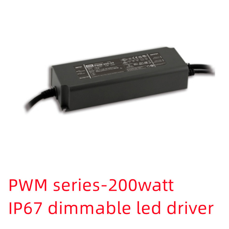 Constant voltage 200W PWM meanwell led driver dimmable