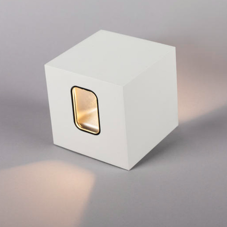 Exterior outdoor cube up/down led wall lighting 6watt