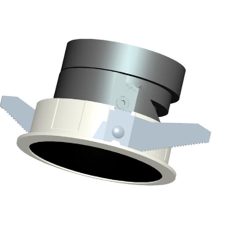 IP54 8W Tiltable Round 68 cut hole Bridgelux COB 180MA 3000K LED Recessed Downlight