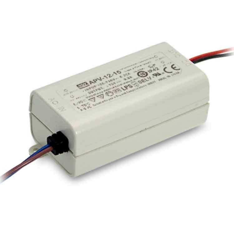 Meanwell constant voltage 12watt led driver 12/24V