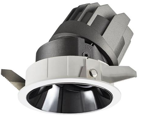 Slim Trim IP54 Adjustable Round Anti Glare 8W COB Recessed Downlight