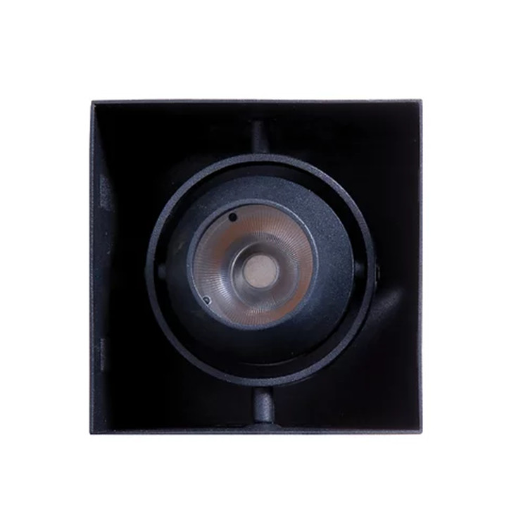 trimless square single MR16 or gu10 recessed downlight
